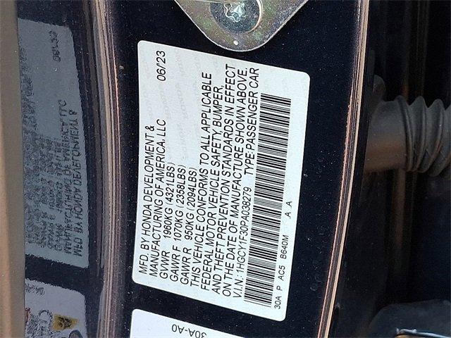 2023 Honda Accord Sedan Vehicle Photo in Willow Grove, PA 19090
