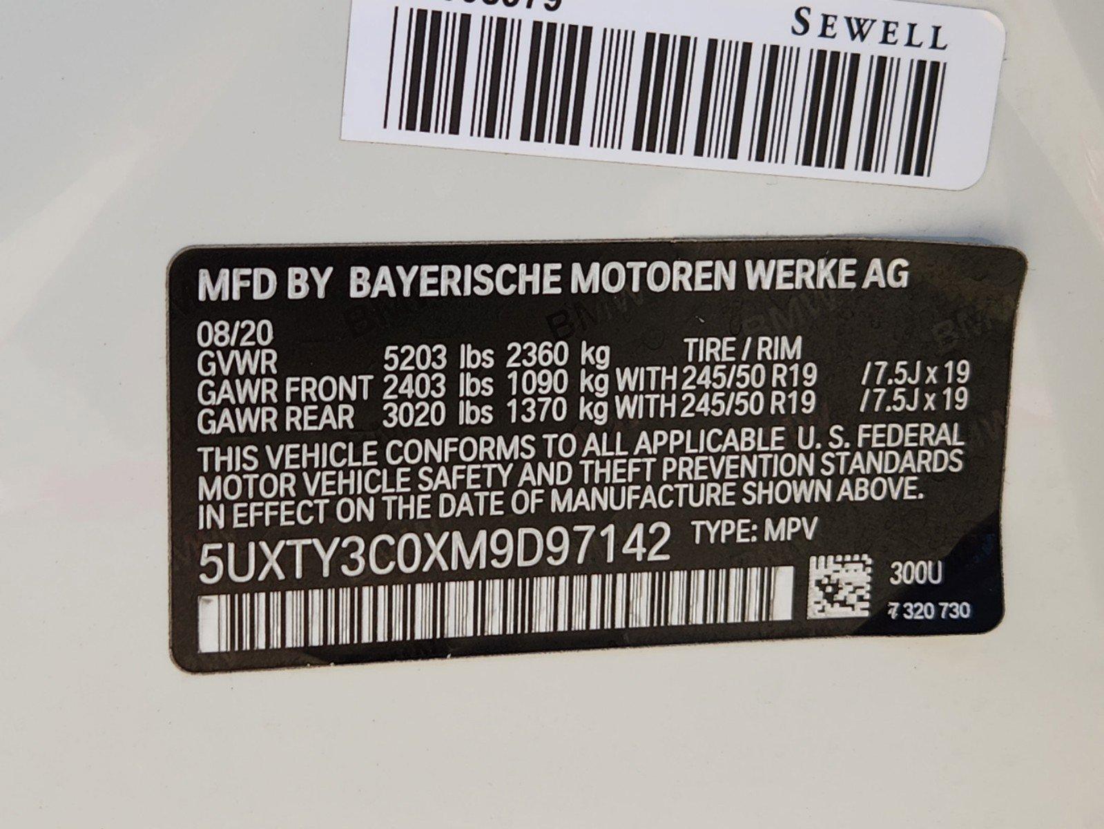 2021 BMW X3 sDrive30i Vehicle Photo in PLANO, TX 75024