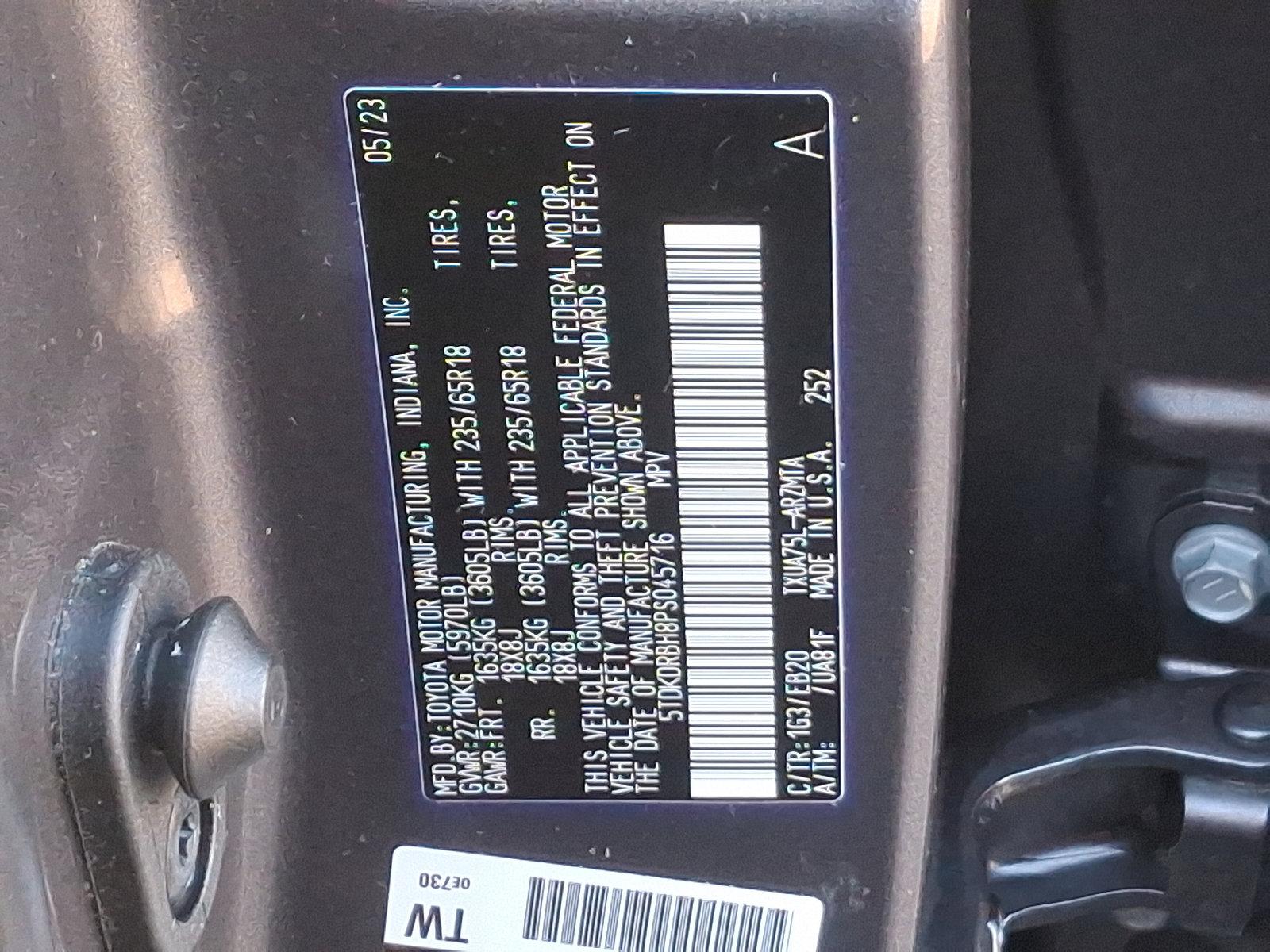 2023 Toyota Highlander Vehicle Photo in Trevose, PA 19053