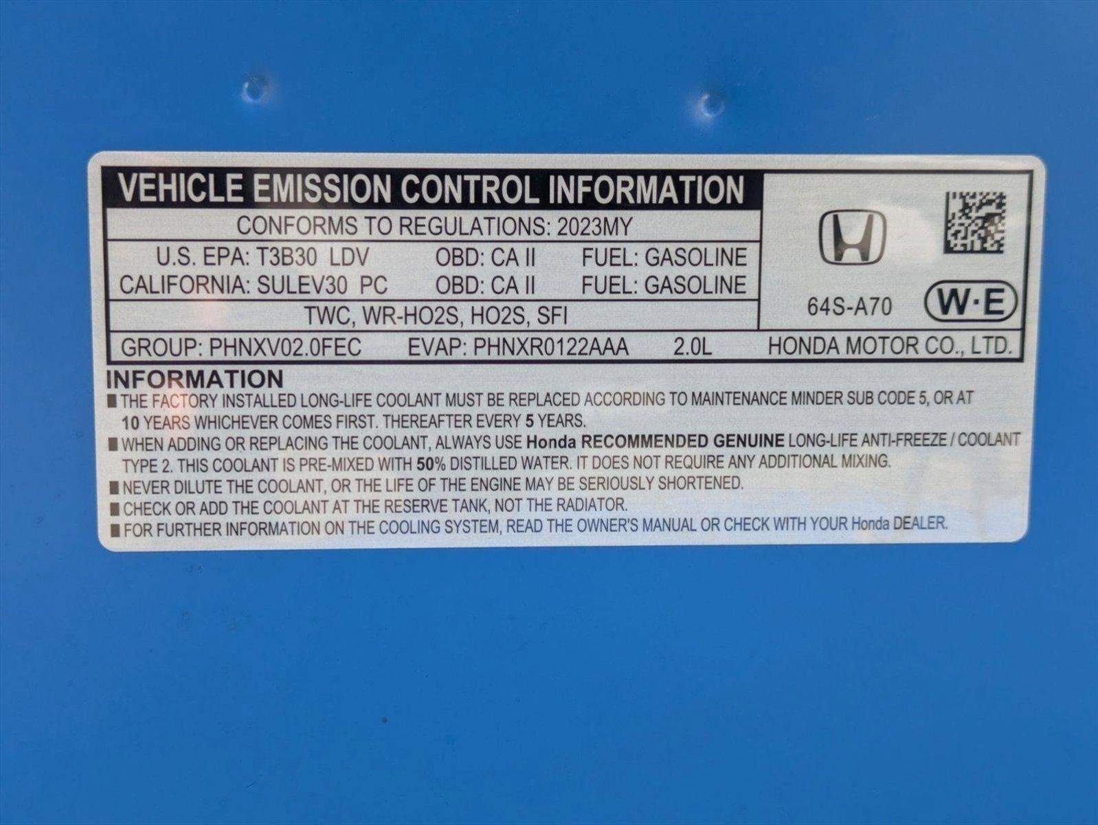 2023 Honda Civic Hatchback Vehicle Photo in Valencia, CA 91355-1794