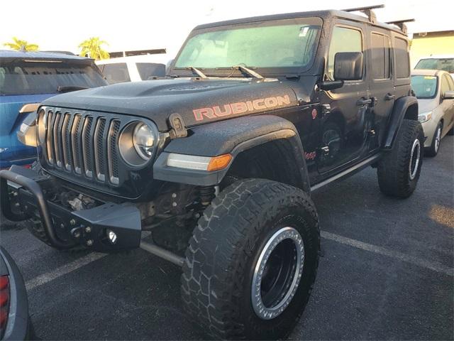 Used 2018 Jeep All-New Wrangler Unlimited Rubicon with VIN 1C4HJXFG5JW107864 for sale in Miami, FL