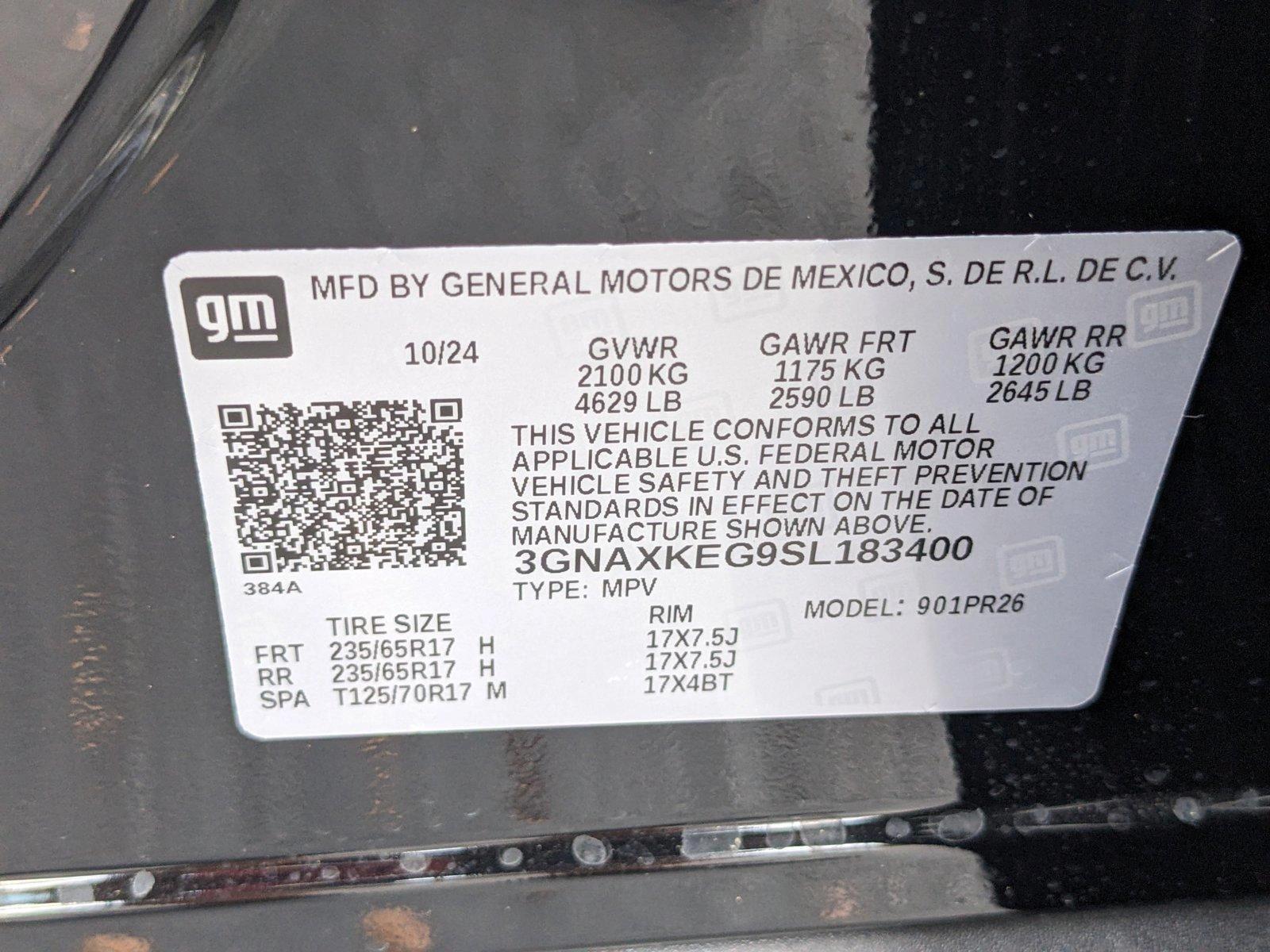 2025 Chevrolet Equinox Vehicle Photo in GREENACRES, FL 33463-3207