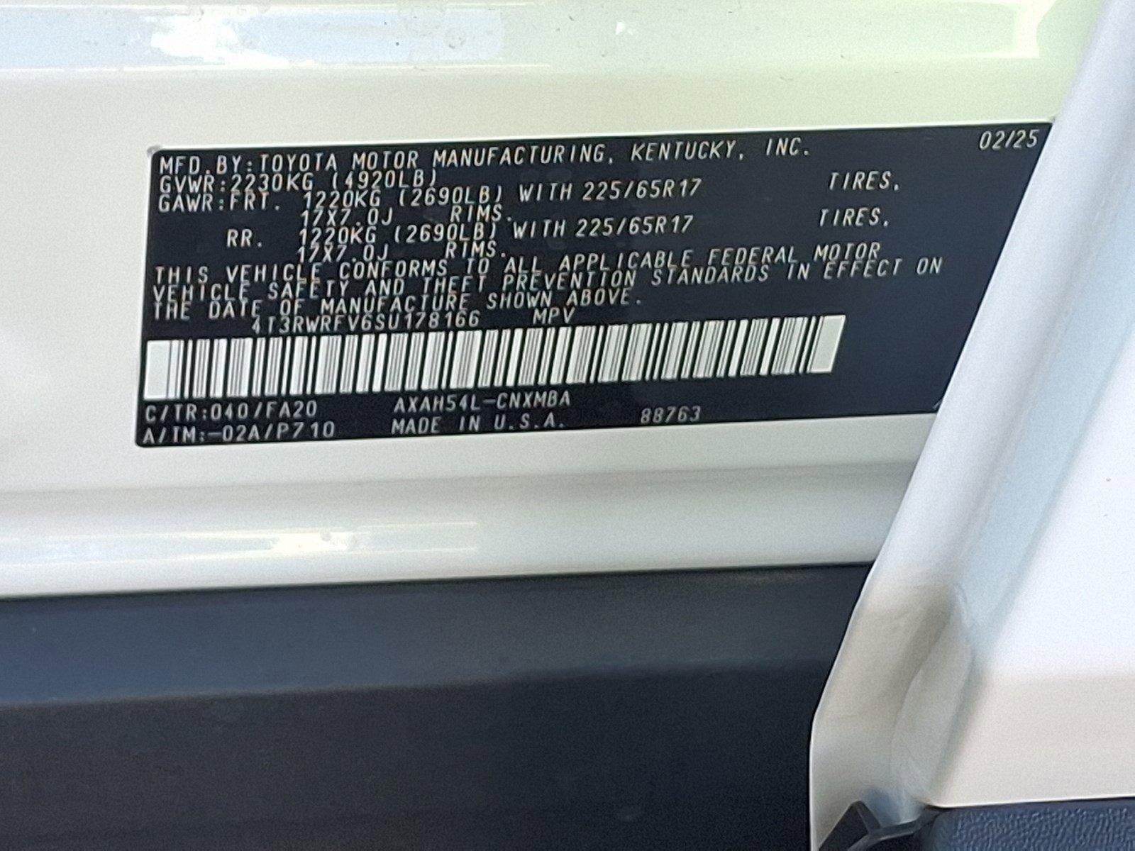 2025 Toyota RAV4 Vehicle Photo in Harrisburg, PA 17111