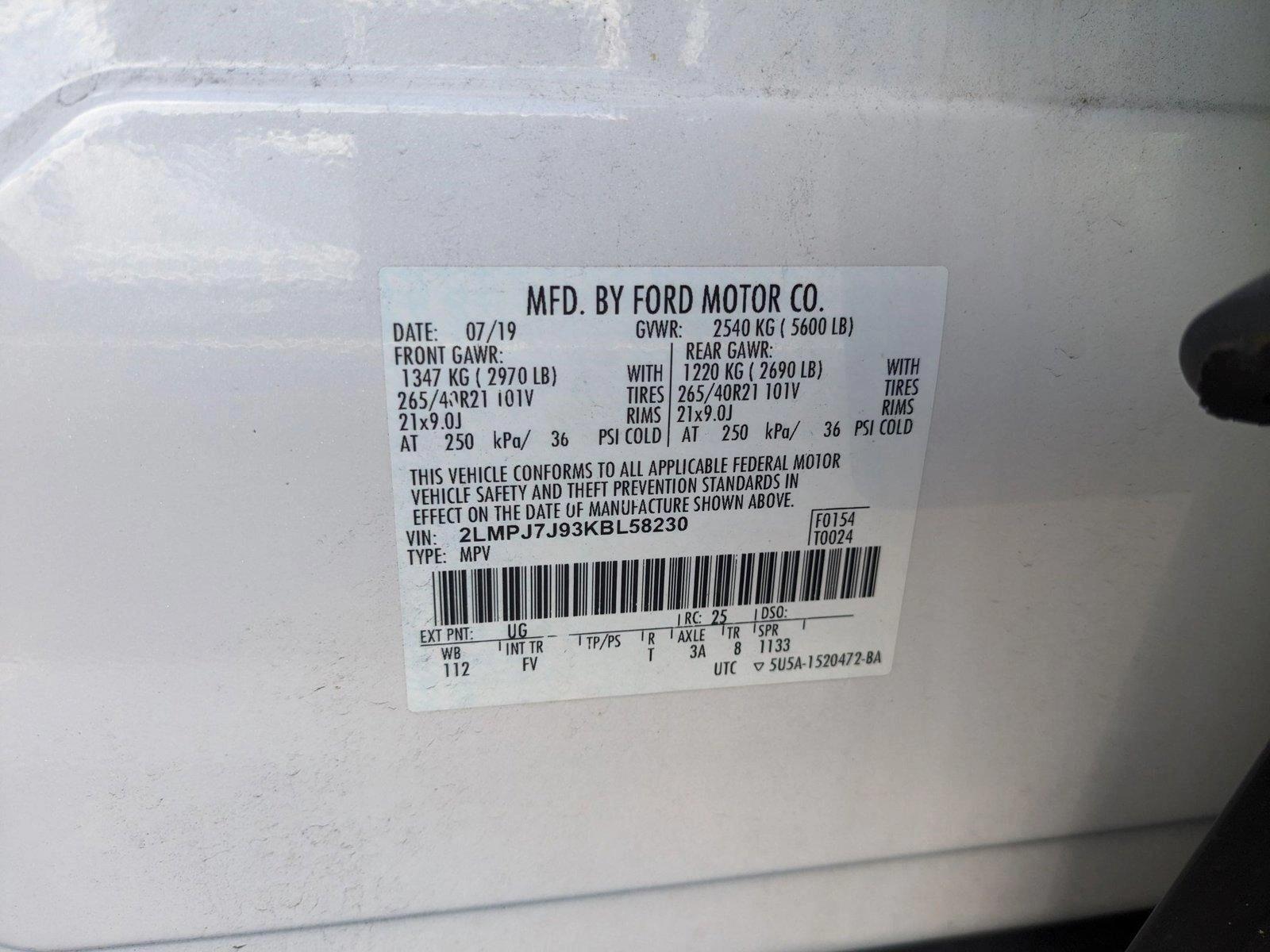 2019 Lincoln Nautilus Vehicle Photo in Panama City, FL 32401