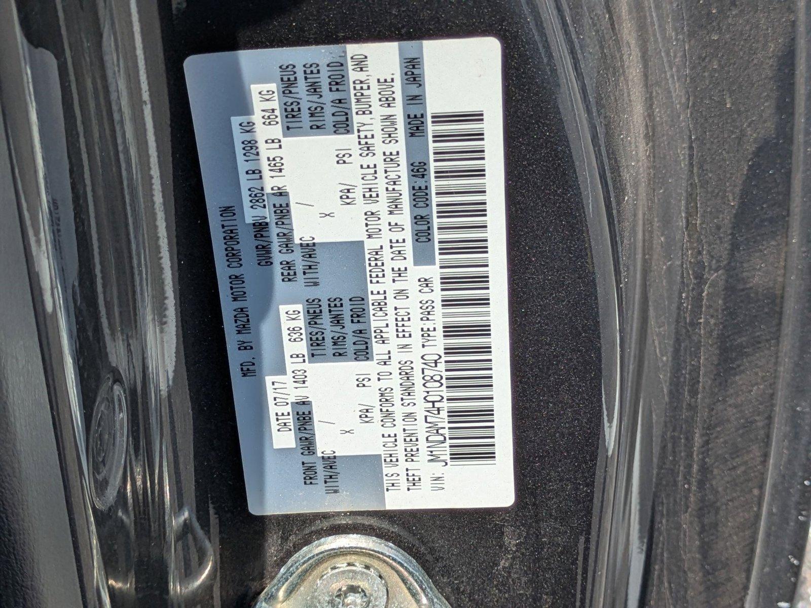 2017 Mazda MX-5 Miata RF Vehicle Photo in Clearwater, FL 33761