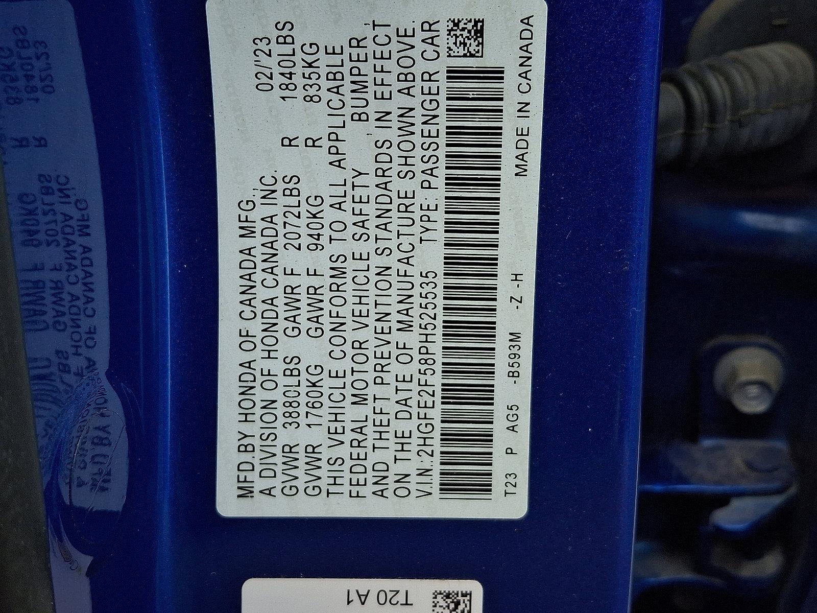 2023 Honda Civic Sedan Vehicle Photo in Harrisburg, PA 17111