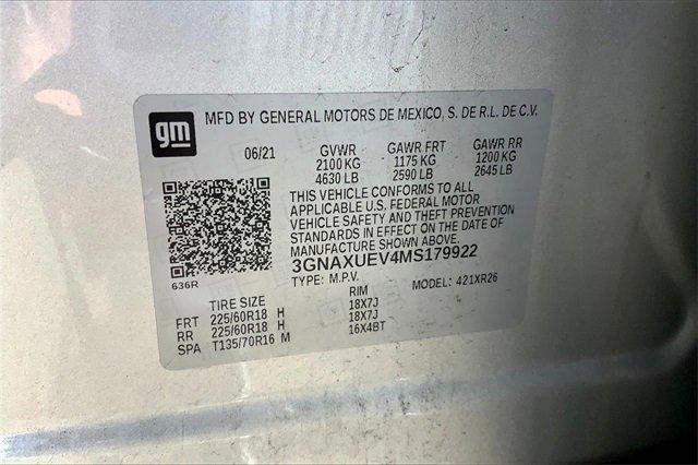 2021 Chevrolet Equinox Vehicle Photo in TOPEKA, KS 66609-0000