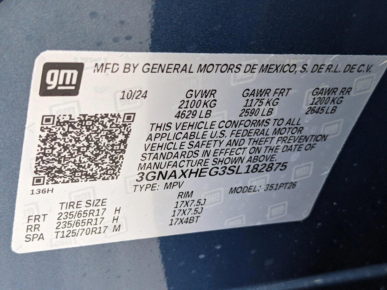 2025 Chevrolet Equinox Vehicle Photo in MIAMI, FL 33172-3015