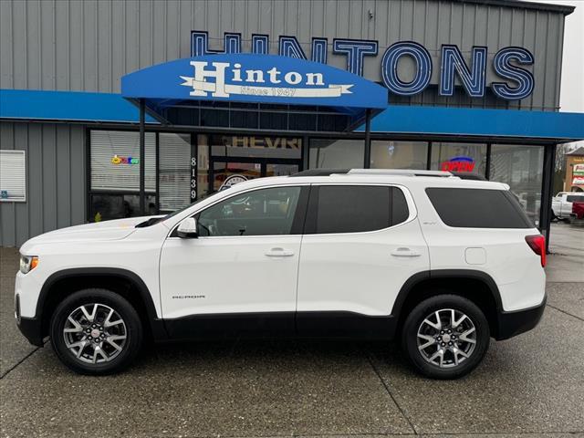 Used 2023 GMC Acadia SLT with VIN 1GKKNUL49PZ222207 for sale in Lynden, WA