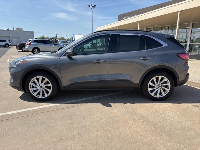 Used 2021 Ford Escape Titanium with VIN 1FMCU9J95MUA11573 for sale in Wichita, KS