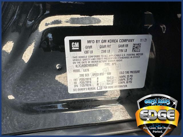 2022 Chevrolet Trax Vehicle Photo in Roslyn, NY 11576