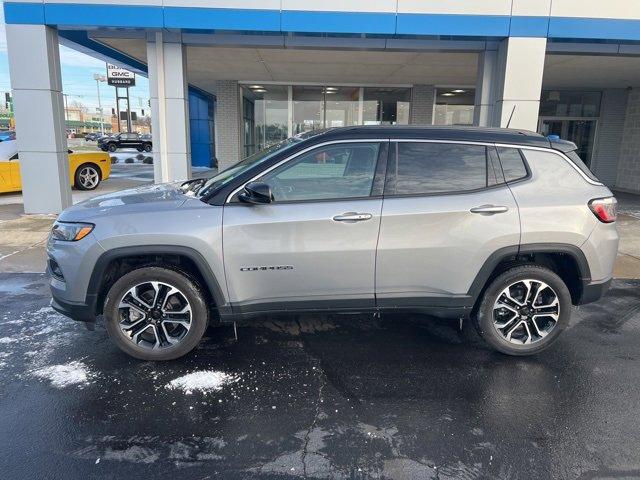 Used 2023 Jeep Compass Limited with VIN 3C4NJDCN1PT533487 for sale in Monticello, IN