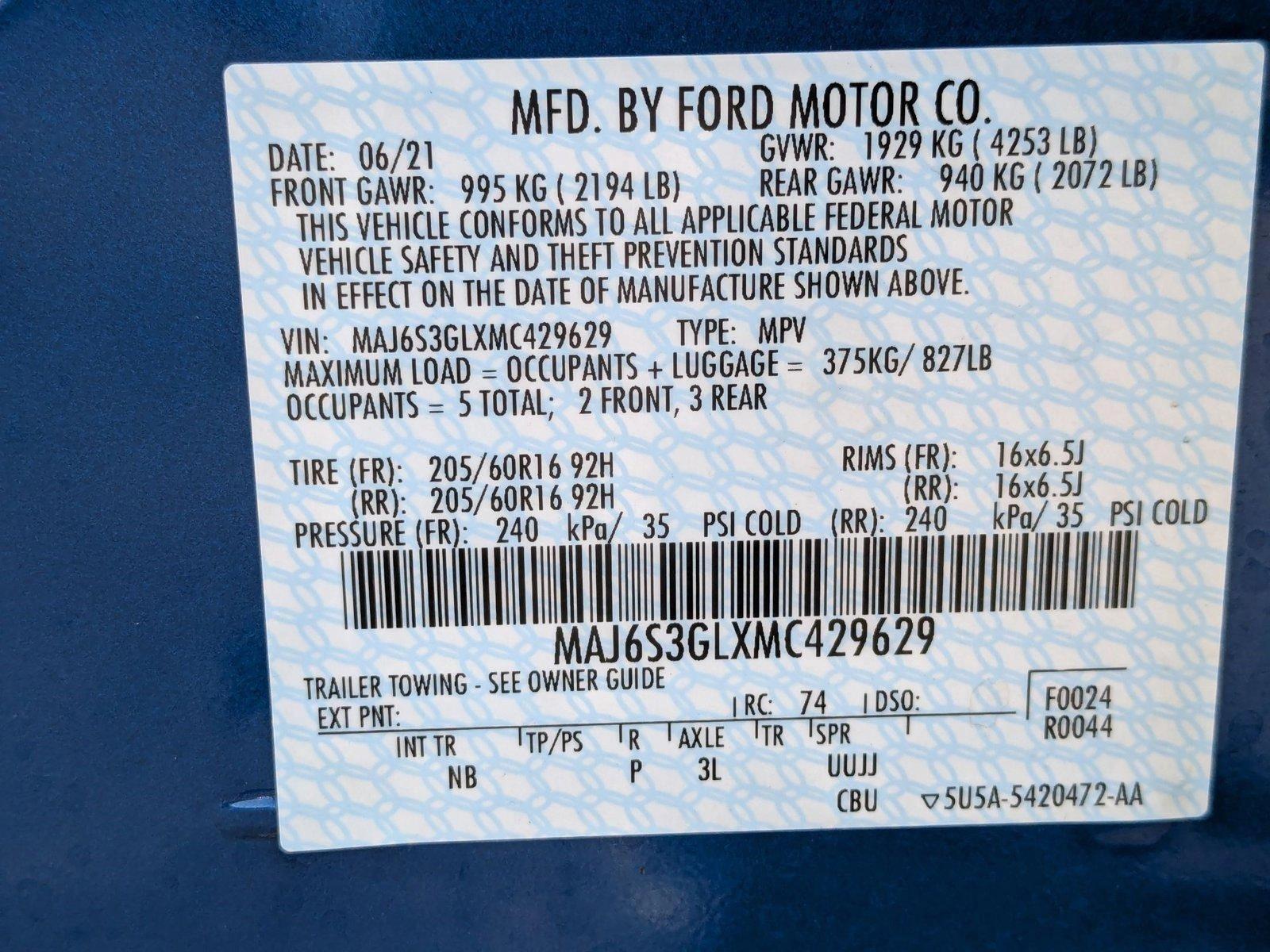 2021 Ford EcoSport Vehicle Photo in Spokane Valley, WA 99206