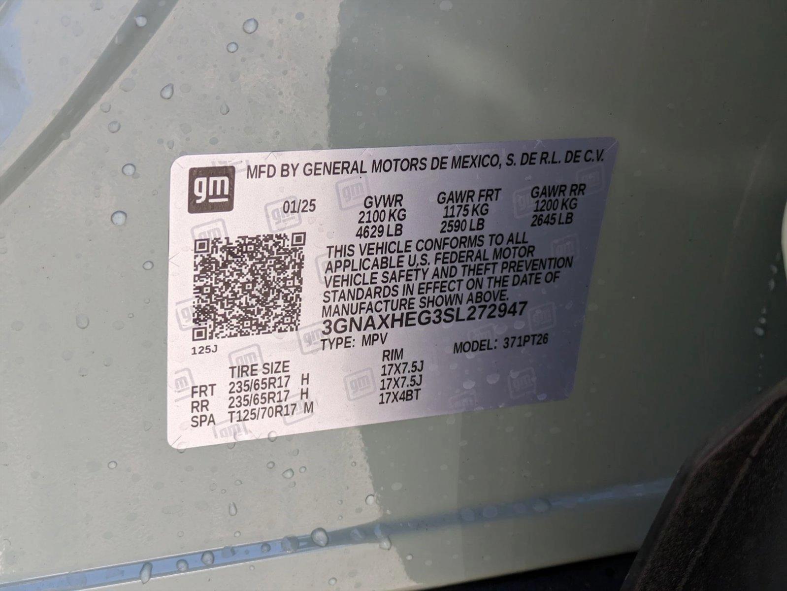 2025 Chevrolet Equinox Vehicle Photo in ORLANDO, FL 32812-3021