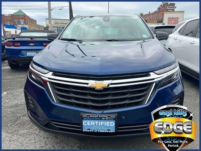 Certified 2022 Chevrolet Equinox LS with VIN 3GNAXSEV8NS163406 for sale in Freeport, NY