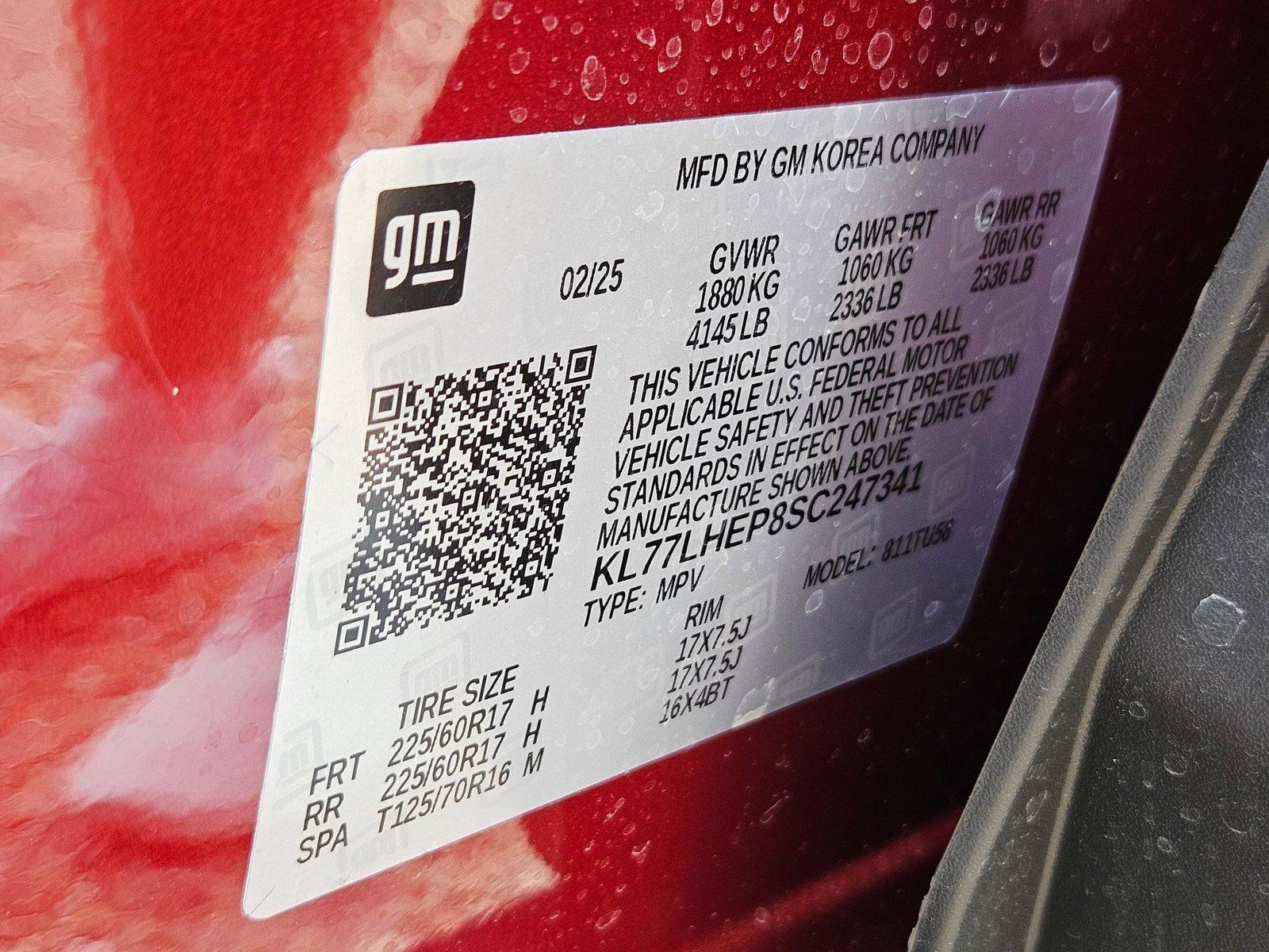 2025 Chevrolet Trax Vehicle Photo in WACO, TX 76710-2592