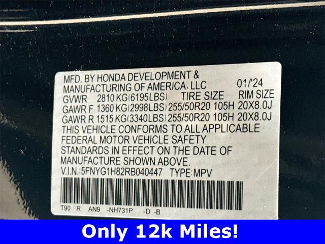 2024 Honda Pilot Vehicle Photo in EVERETT, WA 98203-5662