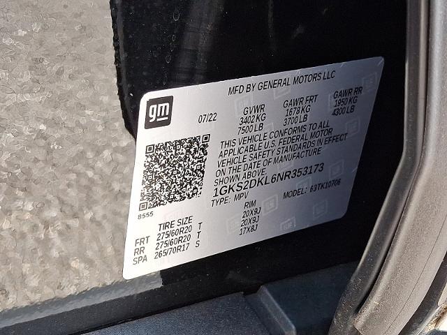 2022 GMC Yukon Vehicle Photo in HARRISBURG, PA 17111-1033