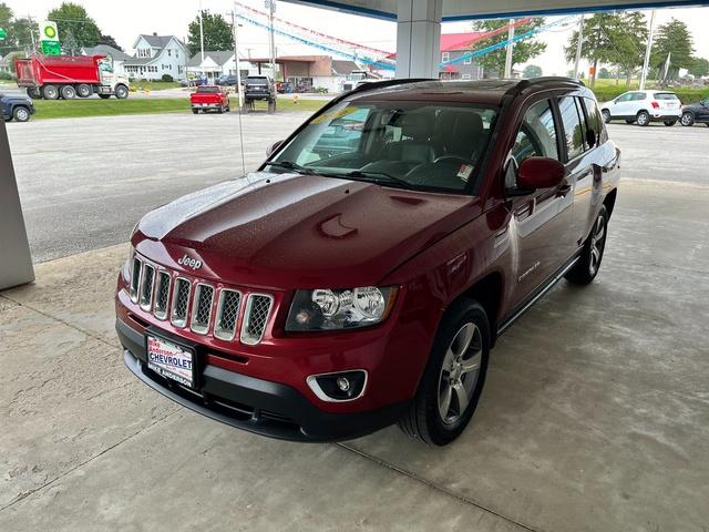 Used 2016 Jeep Compass High Altitude with VIN 1C4NJCEA7GD760838 for sale in Ossian, IN