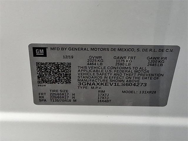 2020 Chevrolet Equinox Vehicle Photo in SEAFORD, DE 19973-8463