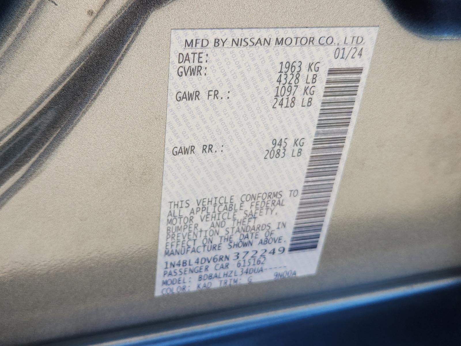 2024 Nissan Altima Vehicle Photo in Albuquerque, NM 87110