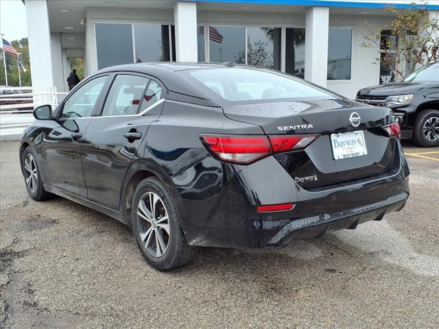 Used 2021 Nissan Sentra SV with VIN 3N1AB8CV8MY222255 for sale in Pearland, TX