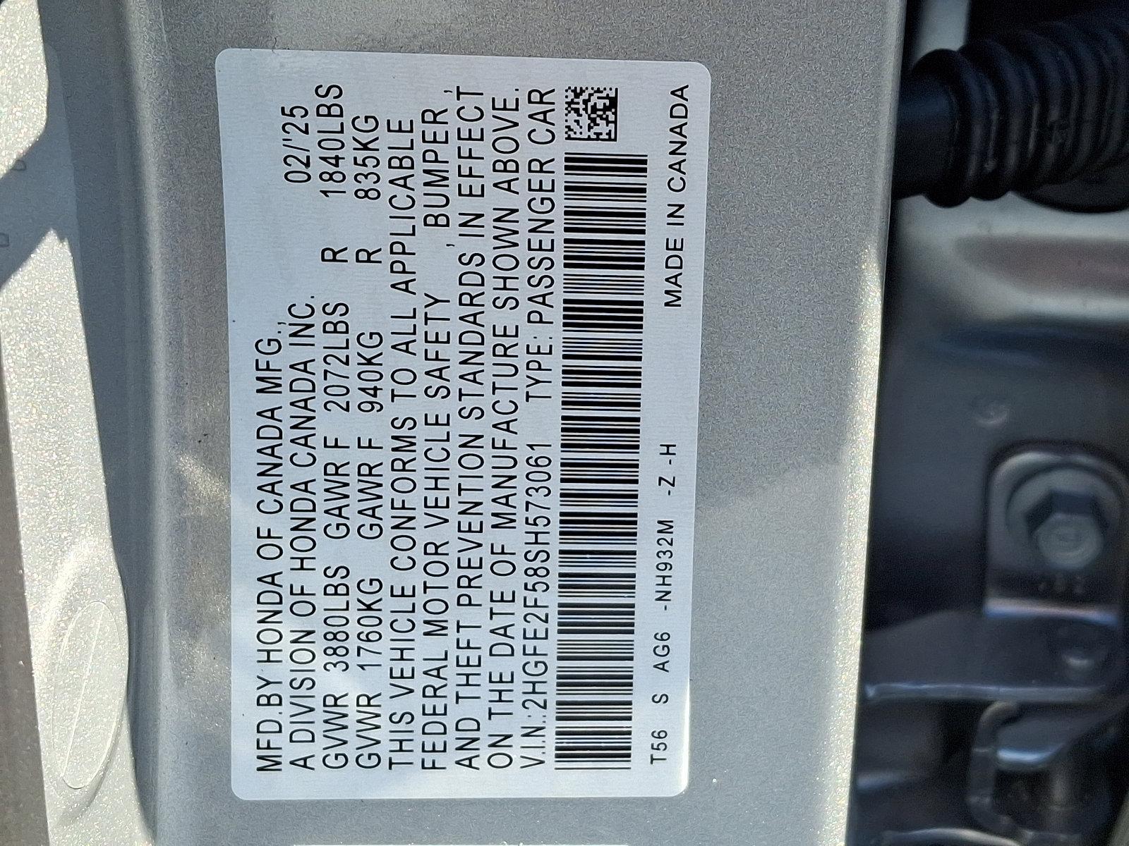 2025 Honda Civic Sedan Vehicle Photo in Harrisburg, PA 17111