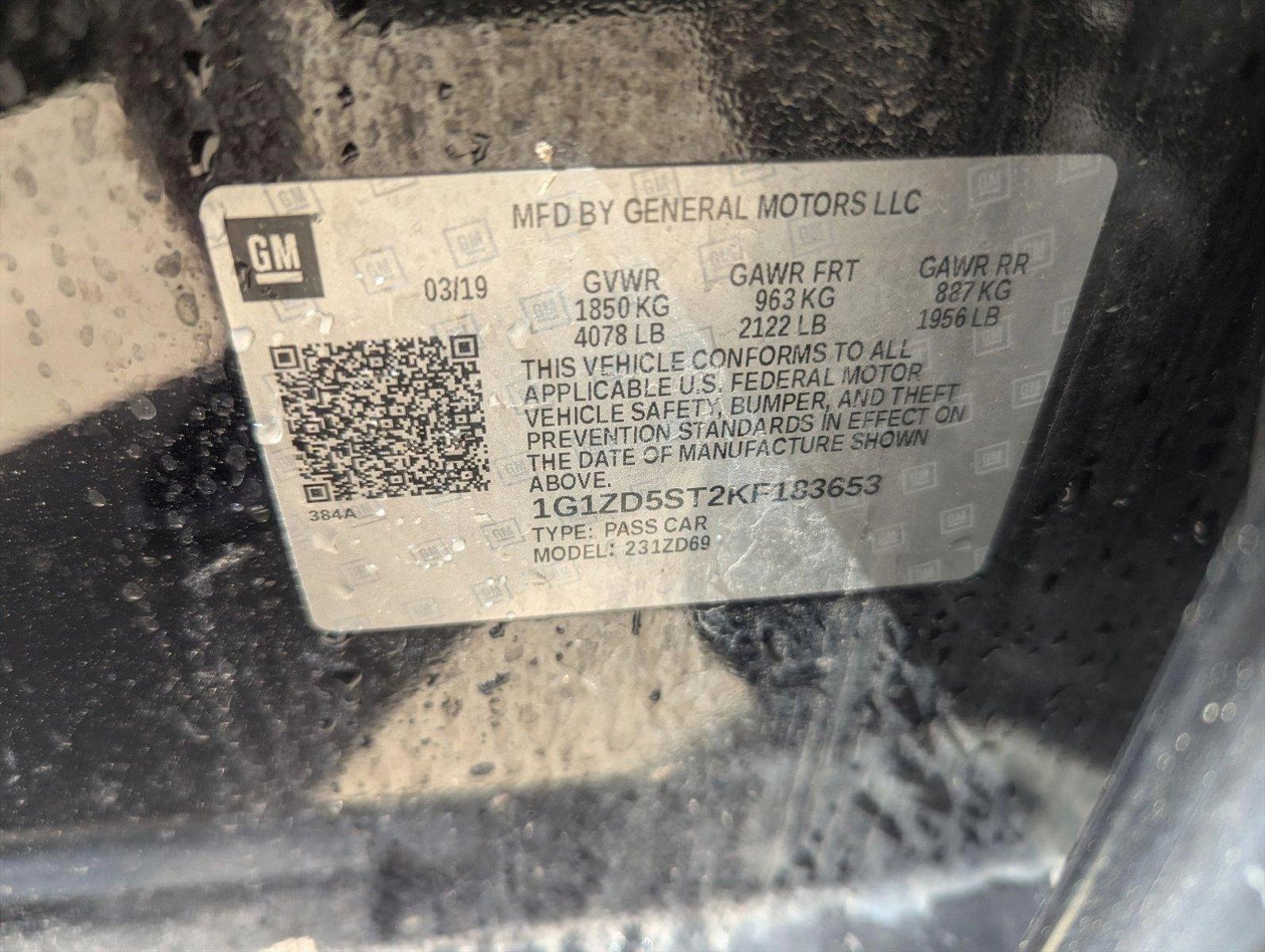 2019 Chevrolet Malibu Vehicle Photo in CORPUS CHRISTI, TX 78412-4902
