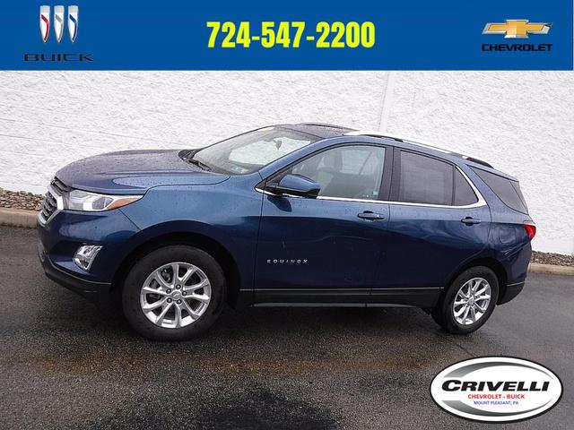 Used 2021 Chevrolet Equinox LT with VIN 2GNAXUEV9M6114241 for sale in Mount Pleasant, PA