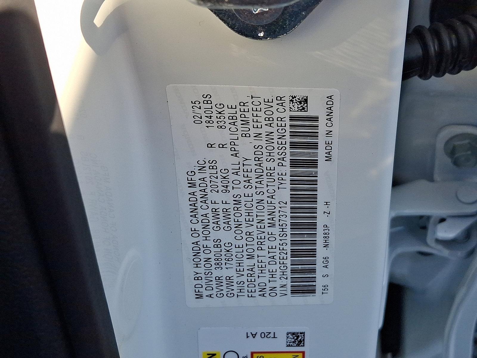 2025 Honda Civic Sedan Vehicle Photo in Harrisburg, PA 17111