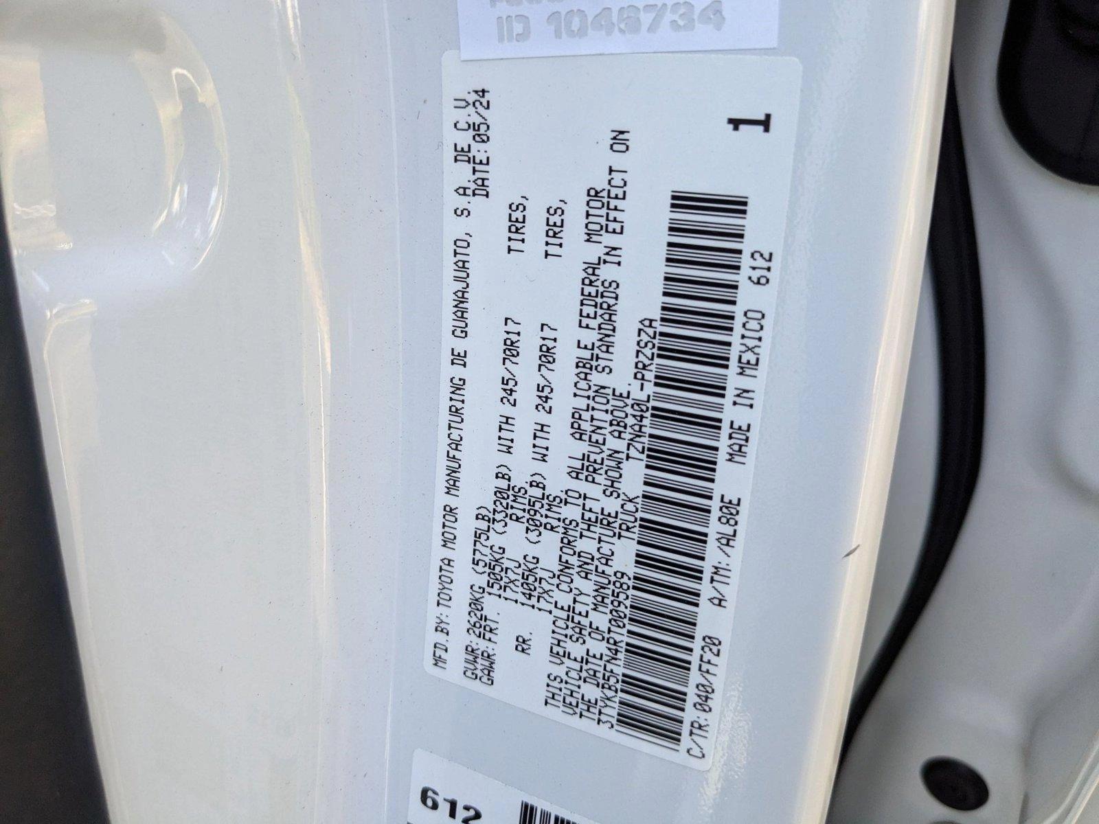 2024 Toyota Tacoma 2WD Vehicle Photo in Sanford, FL 32771