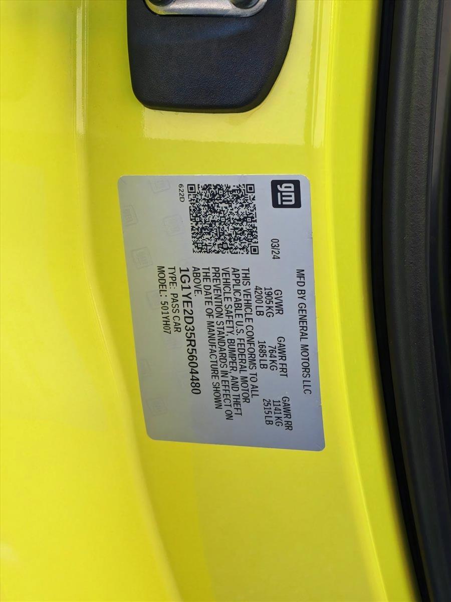 2024 Chevrolet Corvette Vehicle Photo in Bradenton, FL 34207