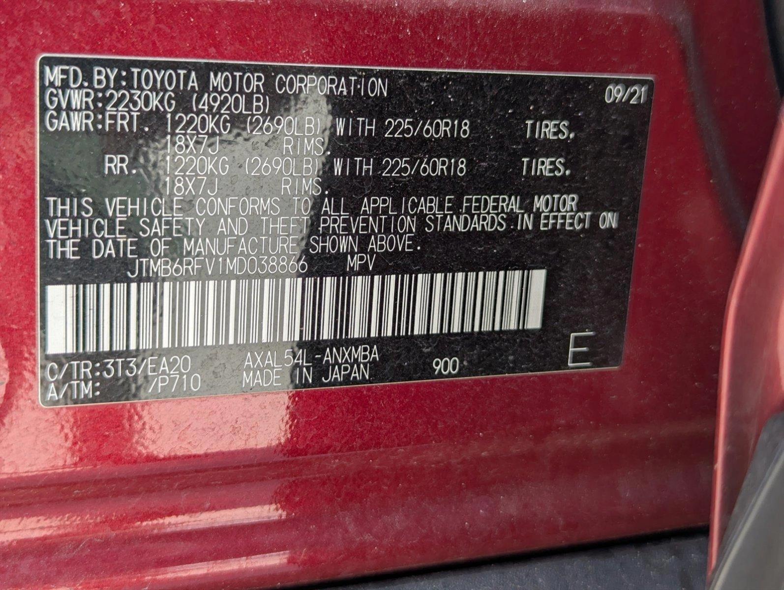 2021 Toyota RAV4 Vehicle Photo in Ft. Myers, FL 33907