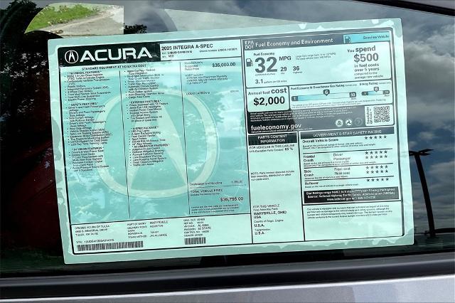 2025 Acura Integra Vehicle Photo in Tulsa, OK 74145
