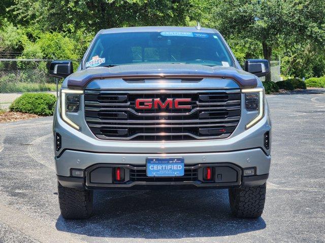 Certified 2023 GMC Sierra 1500 AT4 with VIN 1GTUUEE81PZ185537 for sale in Decatur, TX