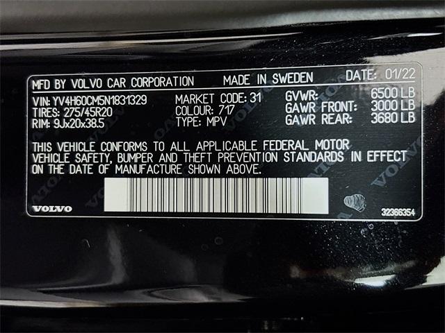 2022 Volvo XC90 Recharge Plug-In Hybrid Vehicle Photo in Puyallup, WA 98371