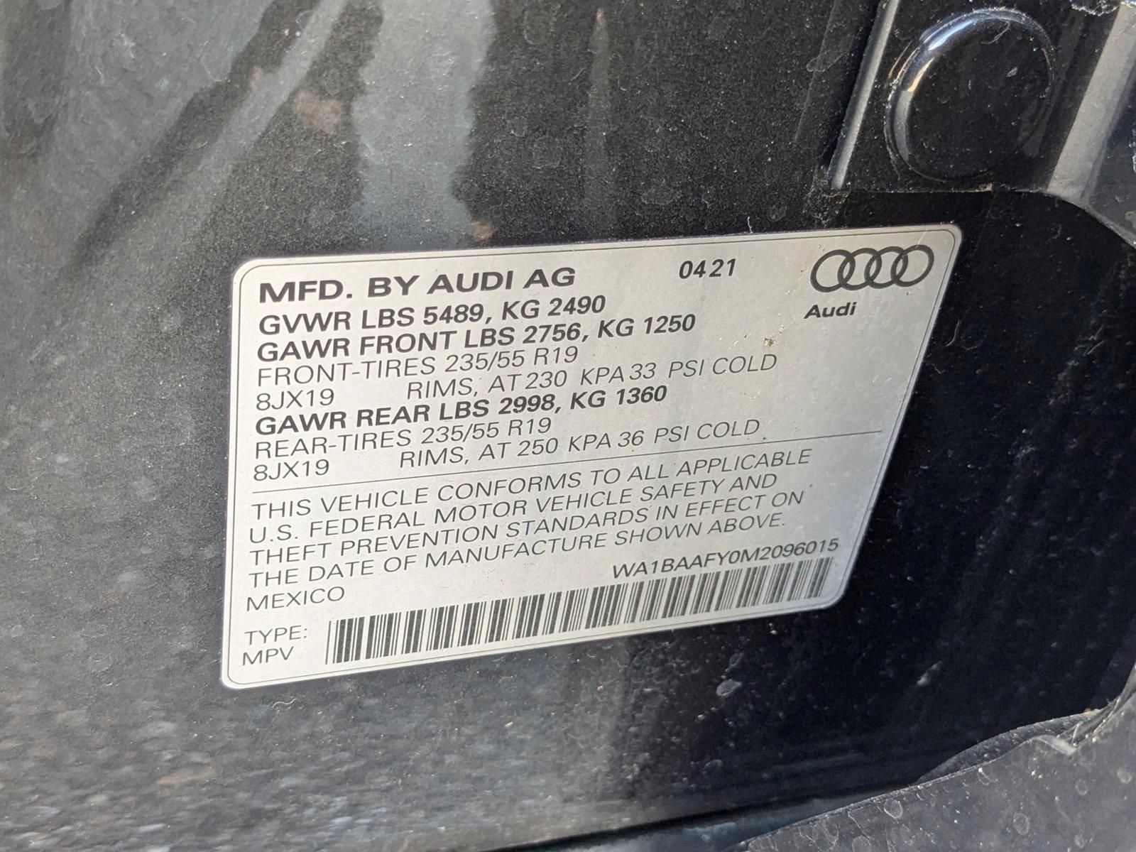 2021 Audi Q5 Vehicle Photo in Wesley Chapel, FL 33544