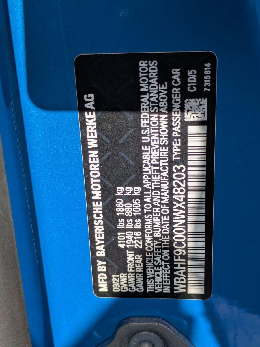 2022 BMW Z4 Vehicle Photo in WEST PALM BEACH, FL 33407-3296