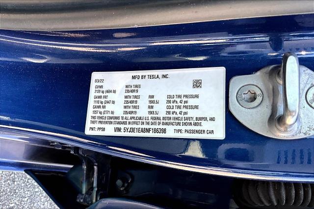 2022 Tesla Model 3 Vehicle Photo in Tulsa, OK 74145