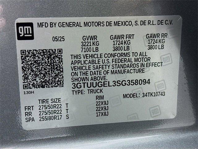 2025 GMC Sierra 1500 Vehicle Photo in PUYALLUP, WA 98371-4149