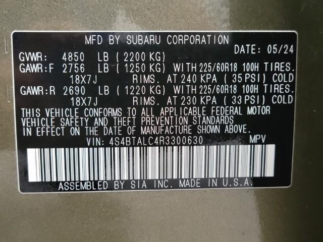 2024 Subaru Outback Vehicle Photo in MADISON, WI 53713-3220