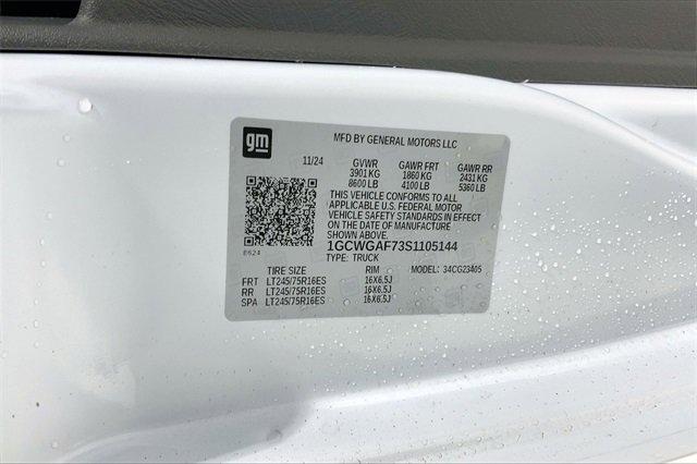 2025 Chevrolet Express Cargo 2500 Vehicle Photo in TOPEKA, KS 66609-0000