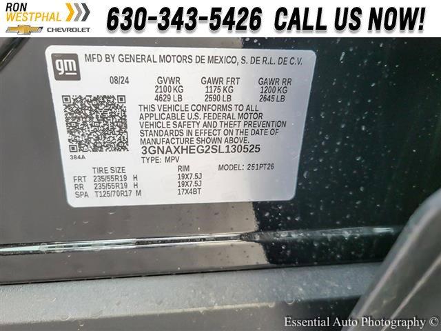 2025 Chevrolet Equinox Vehicle Photo in AURORA, IL 60503-9326