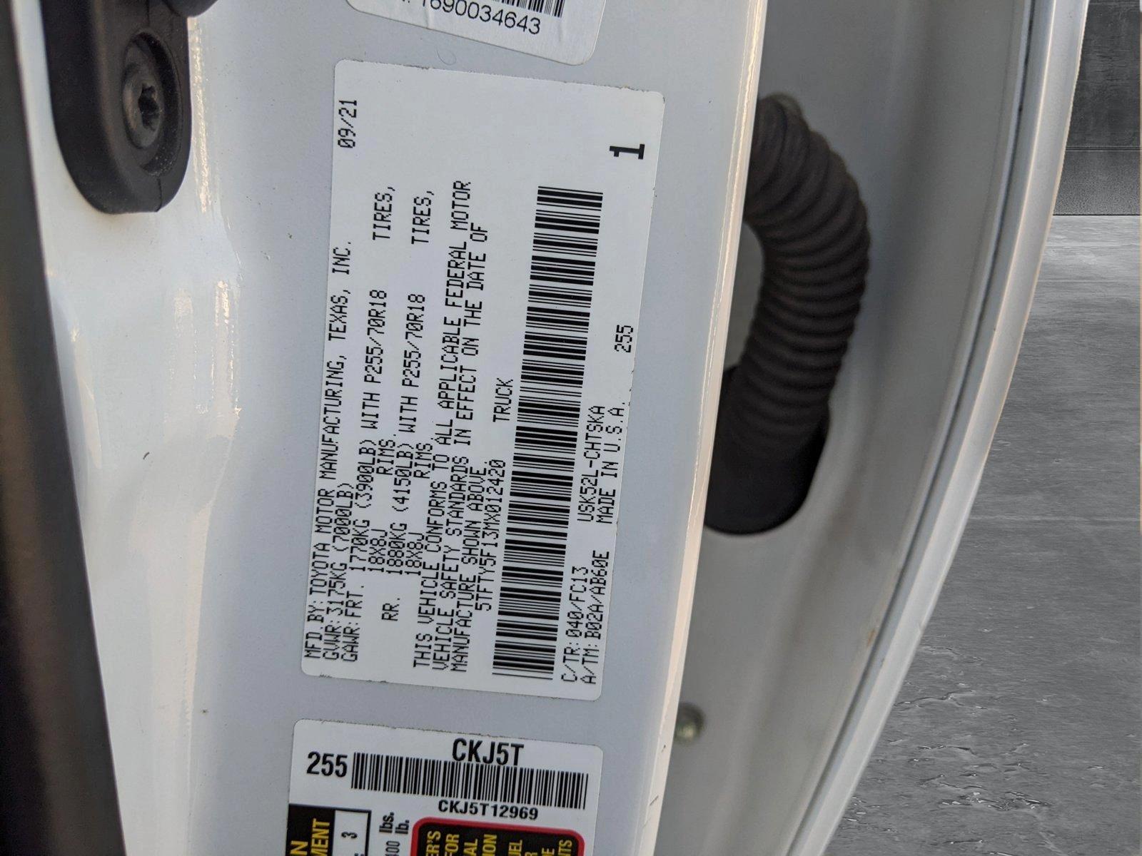 2021 Toyota Tundra 2WD Vehicle Photo in Austin, TX 78728