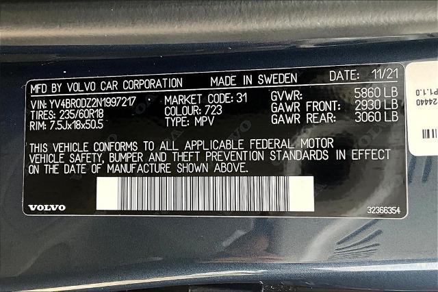 2022 Volvo XC60 Recharge Plug-In Hybrid Vehicle Photo in Houston, TX 77007