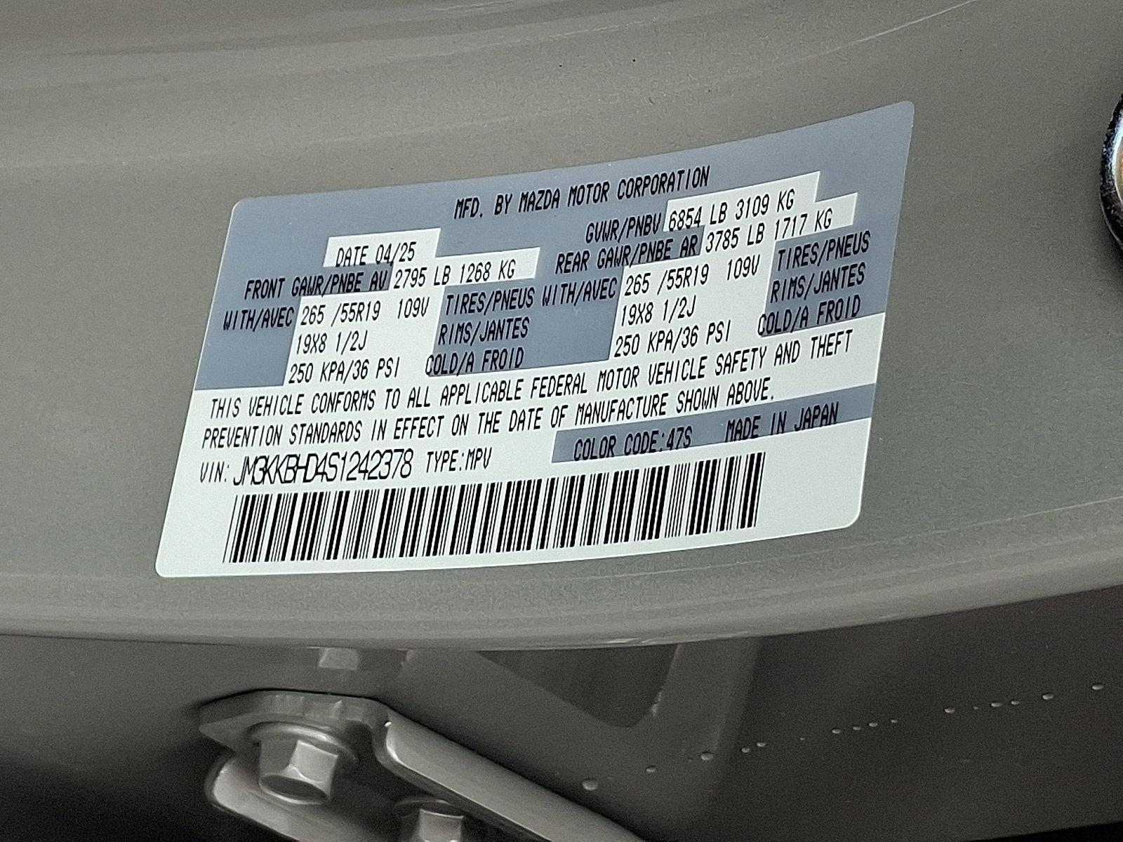 2025 Mazda CX-90 Vehicle Photo in Harrisburg, PA 17111