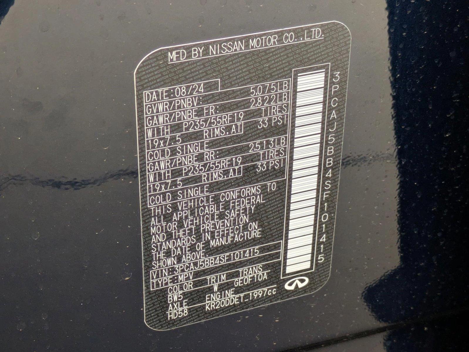 2025 INFINITI QX50 Vehicle Photo in Tustin, CA 92782