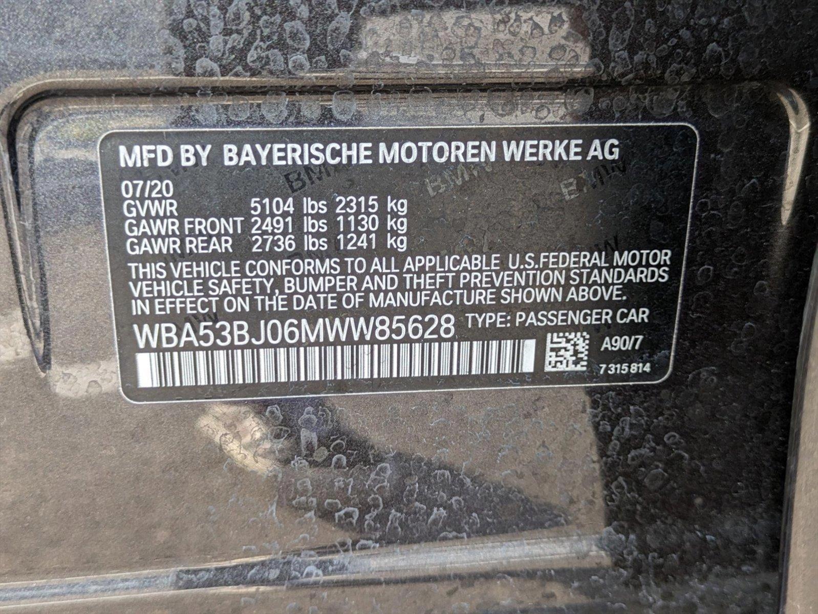 2021 BMW 540i Vehicle Photo in Panama City, FL 32401