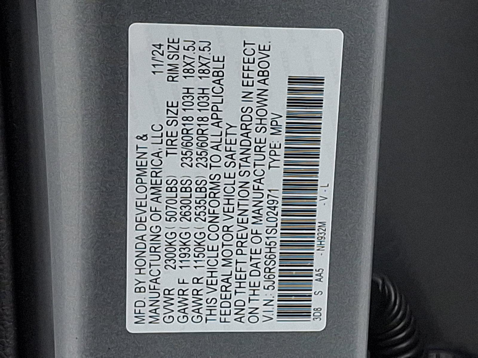 2025 Honda CR-V Hybrid Vehicle Photo in Harrisburg, PA 17111