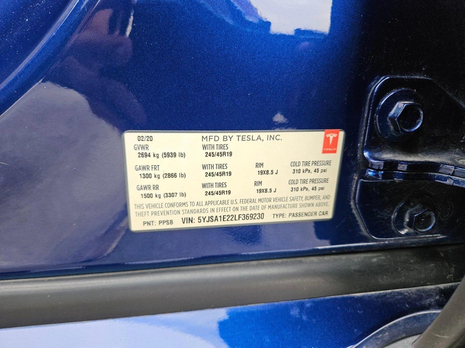 2020 Tesla Model S Vehicle Photo in Austin, TX 78728